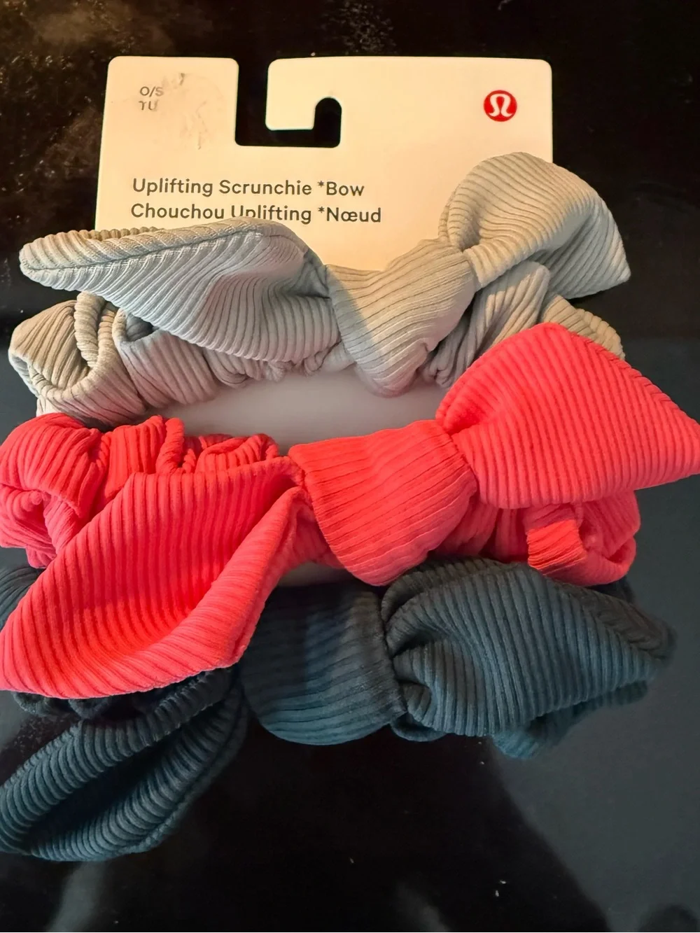 Lululemon Uplifting Scrunchies Bow 3-Pack